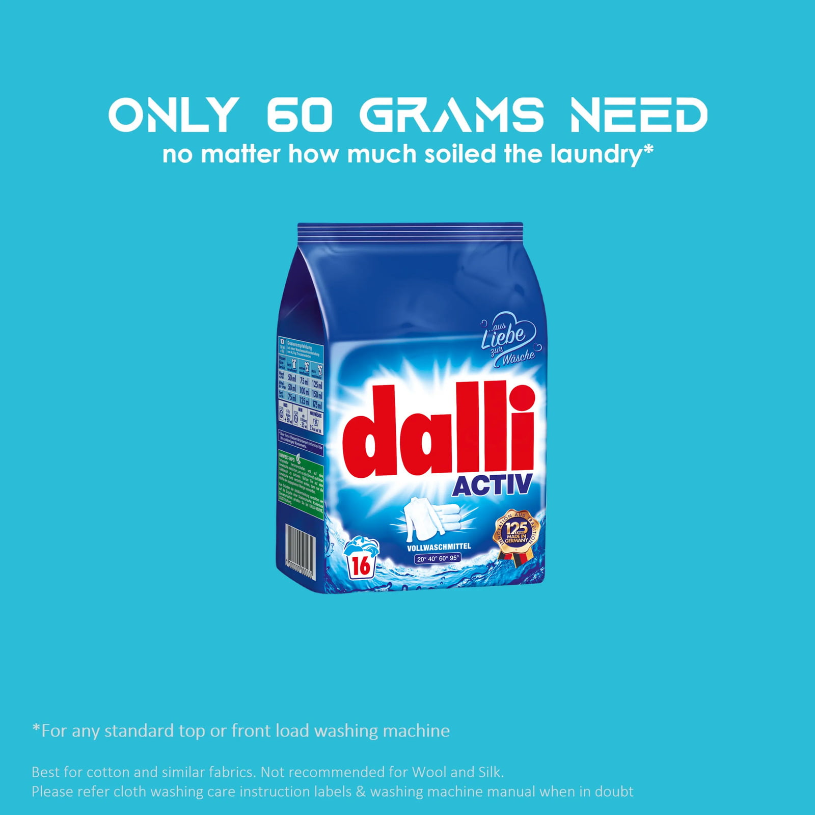 Detergent Powder| Stain remover for clothes | Dalli Germany